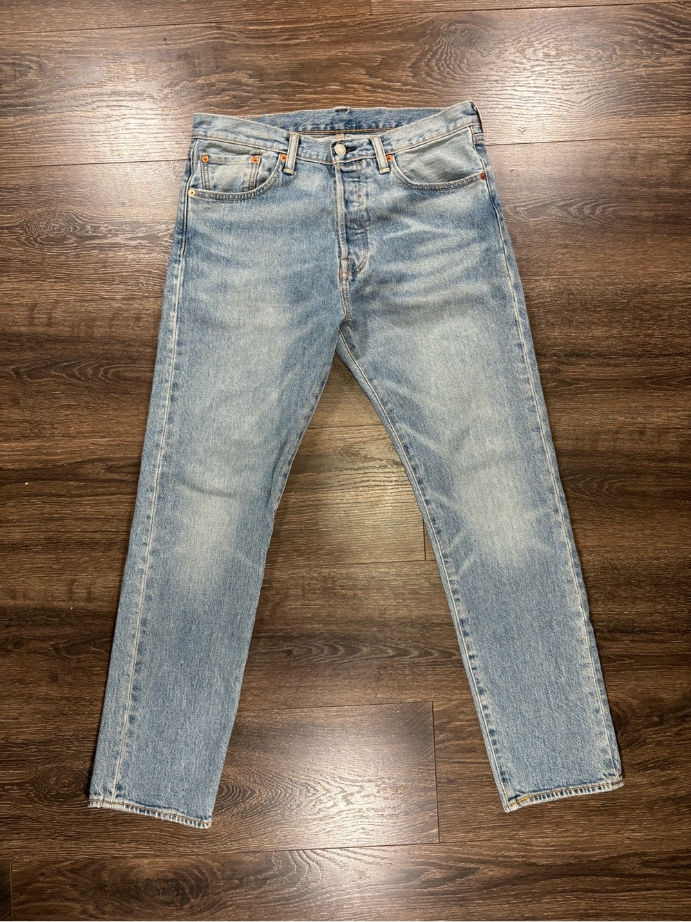 Levi's Straight Jeans Light Blue Denim